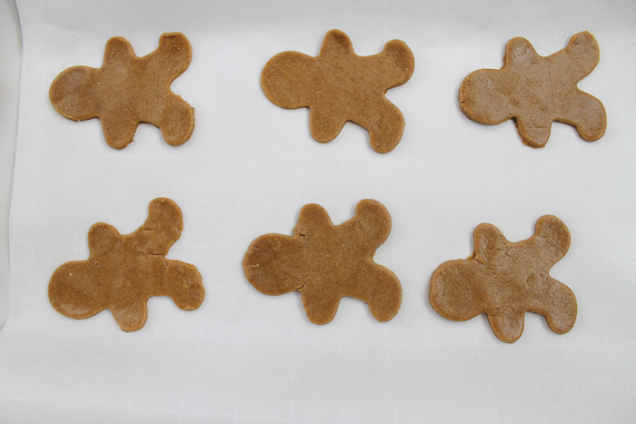 baking gingerbread cookies