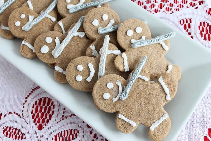 holiday gingerbread men cookies