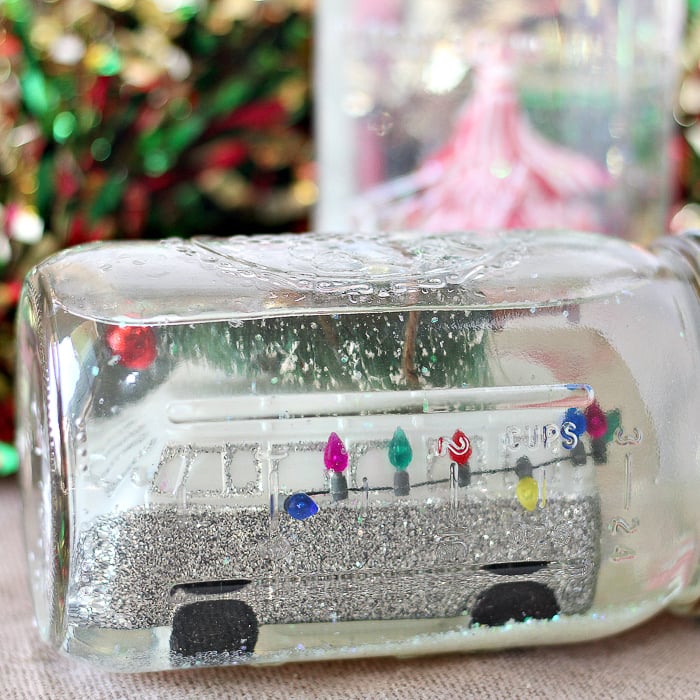 How to Make a Snow Globe with Glitter