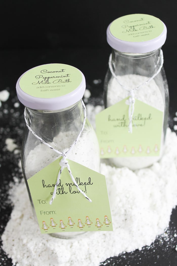 milk bath gift idea