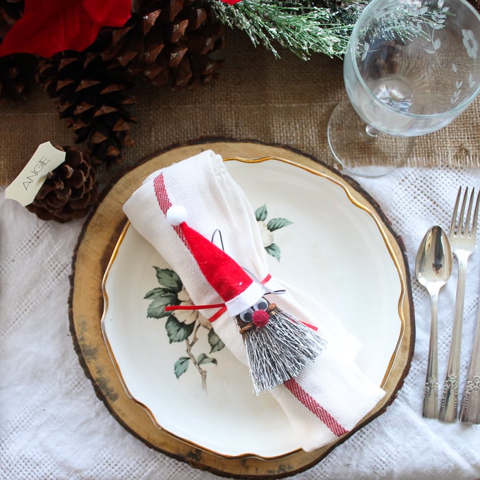 tablescape for the holidays