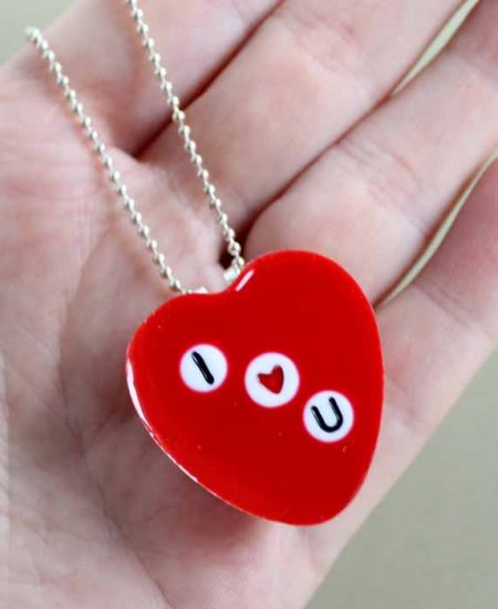 A necklace for valentine's day