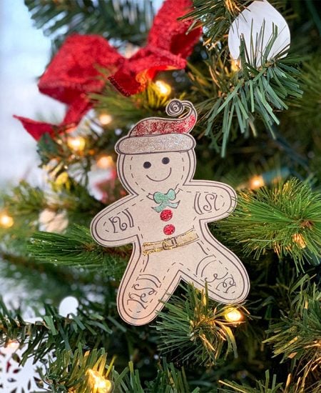 gingerbread man ornament