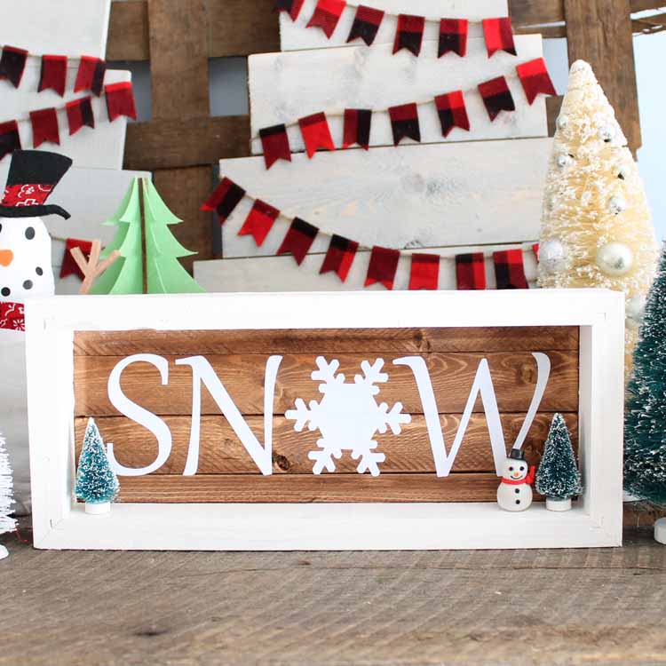 winter snow sign