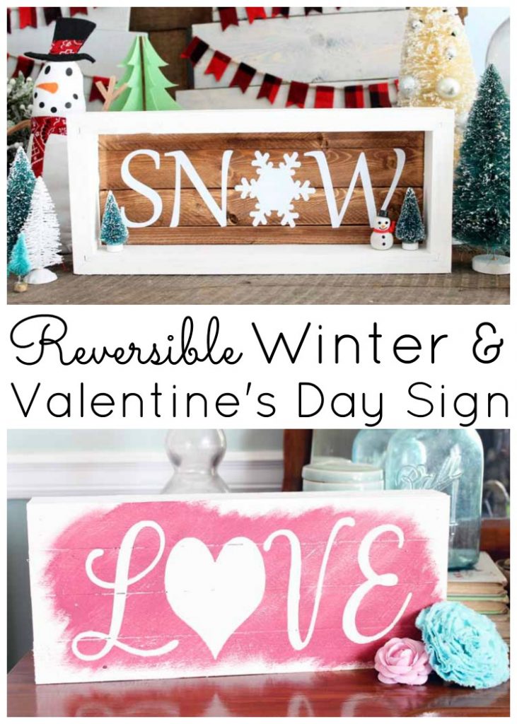 reversible wooden signs with sayings