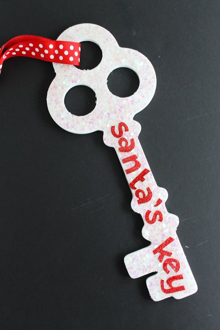 glitter santa's key