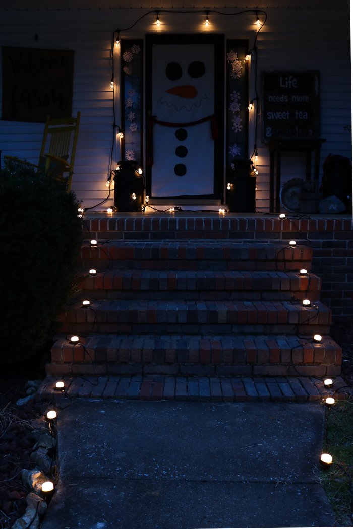 holiday lights on a house