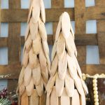 rustic wood christmas tree