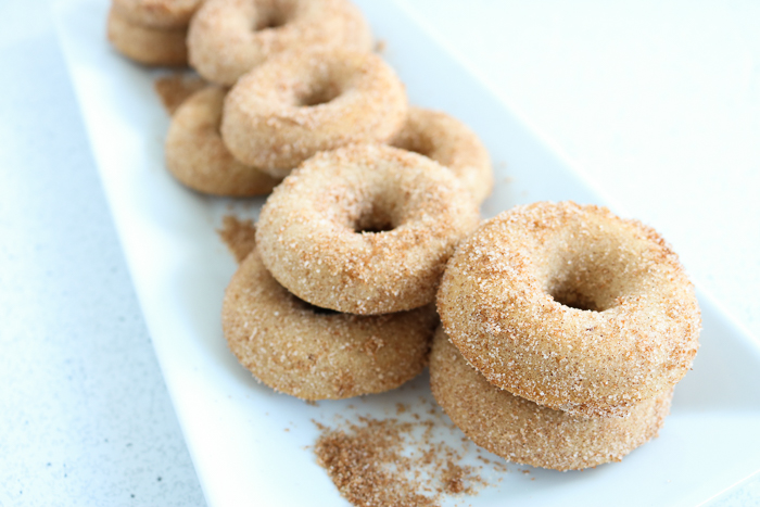 doughnuts with cinnamon and sugar