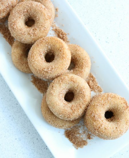 donuts with cinnamon and sugar