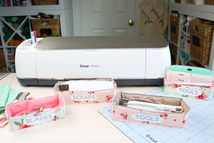 cricut maker organization bins