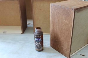 stain for ikea moppe hack