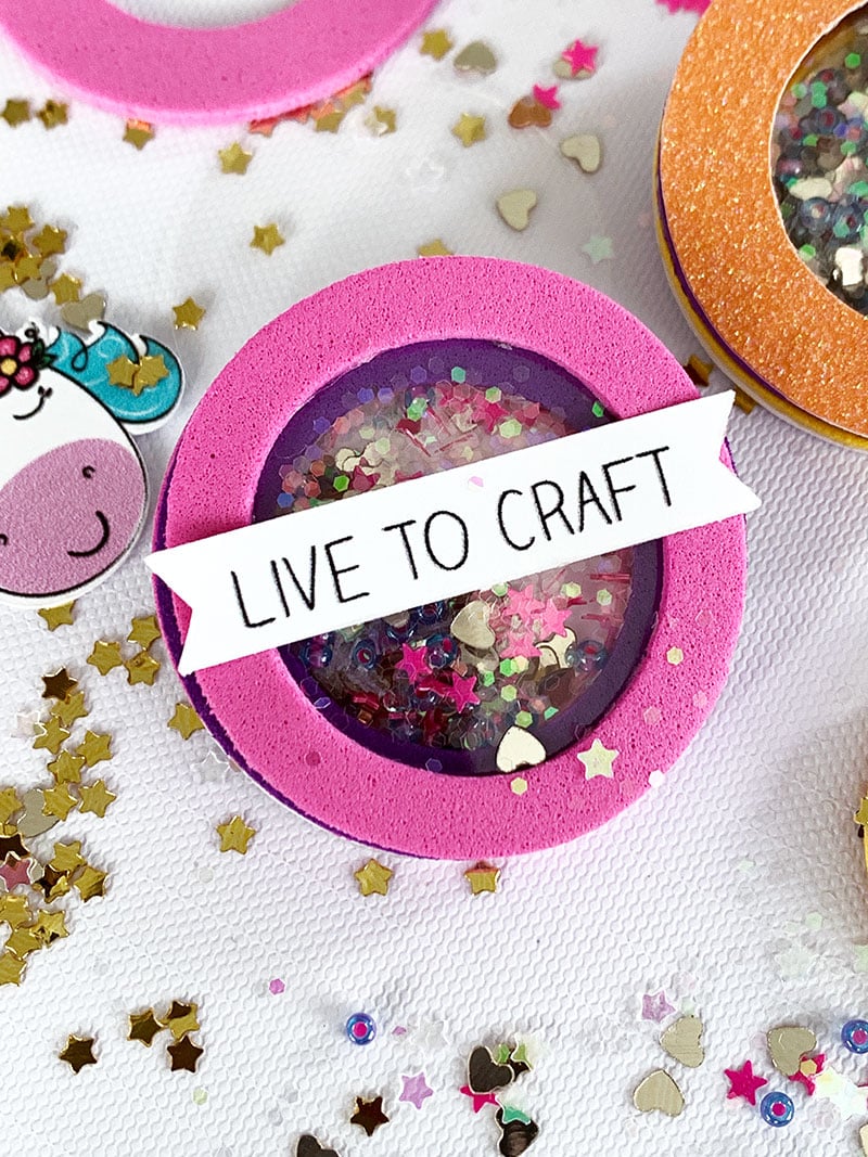 live to craft pin