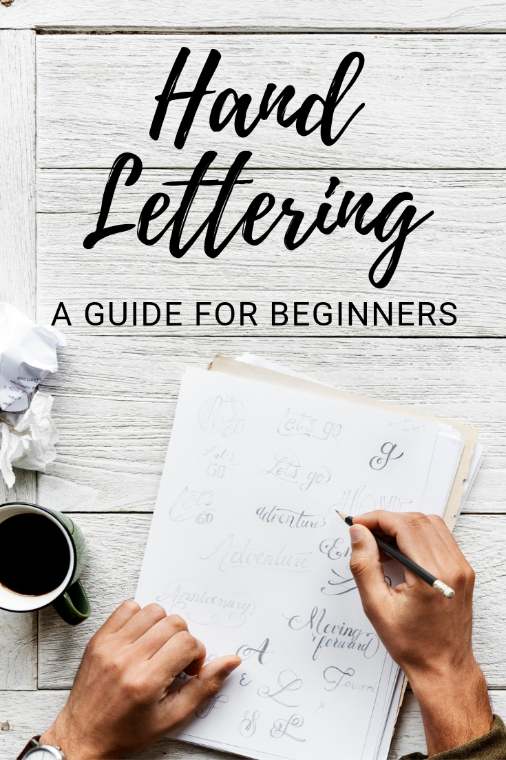 Learn all about handlettering in this guide for beginners! #handlettering #beginner #brushlettering