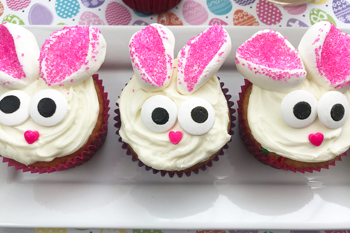 Easter bunny cupcake ideas that are easy to make and perfect for your spring parties!