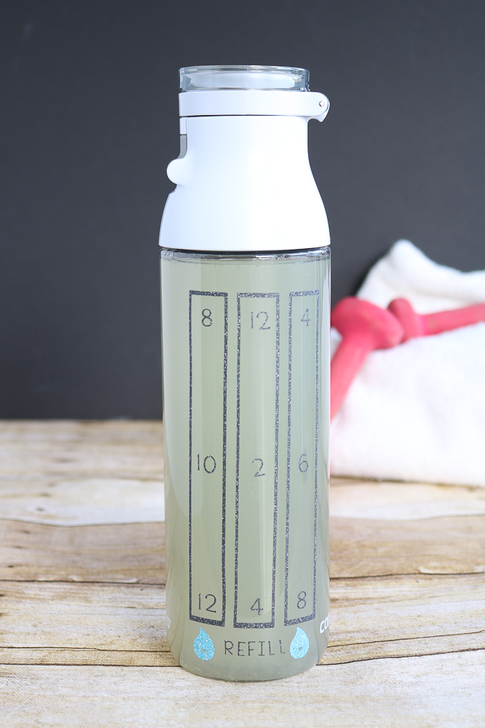 vinyl water bottle tracker