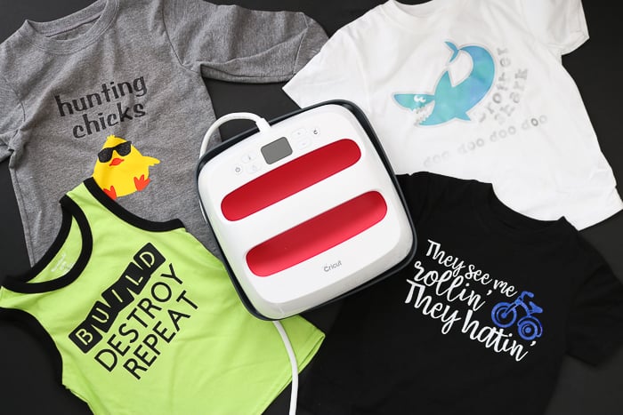 How to use Cricut iron on vinyl with your Cricut EasyPress 2 to make fun and creative t-shirts