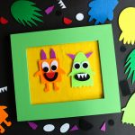 Felt story board DIY project with your Cricut or Silhouette machine. Includes a free monster SVG file so your can cut the pieces with your Cricut or Silhouette machine.