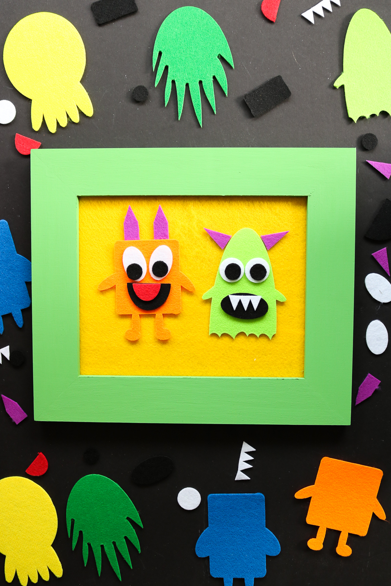 monster felt story board