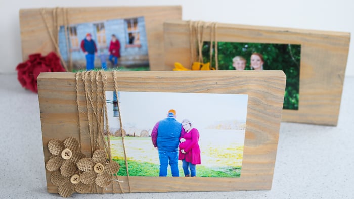 Learn how to make a picture frame from scrap wood for personalized, rustic decor