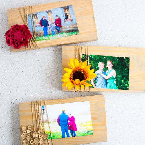 Scrap Wood Picture Frame