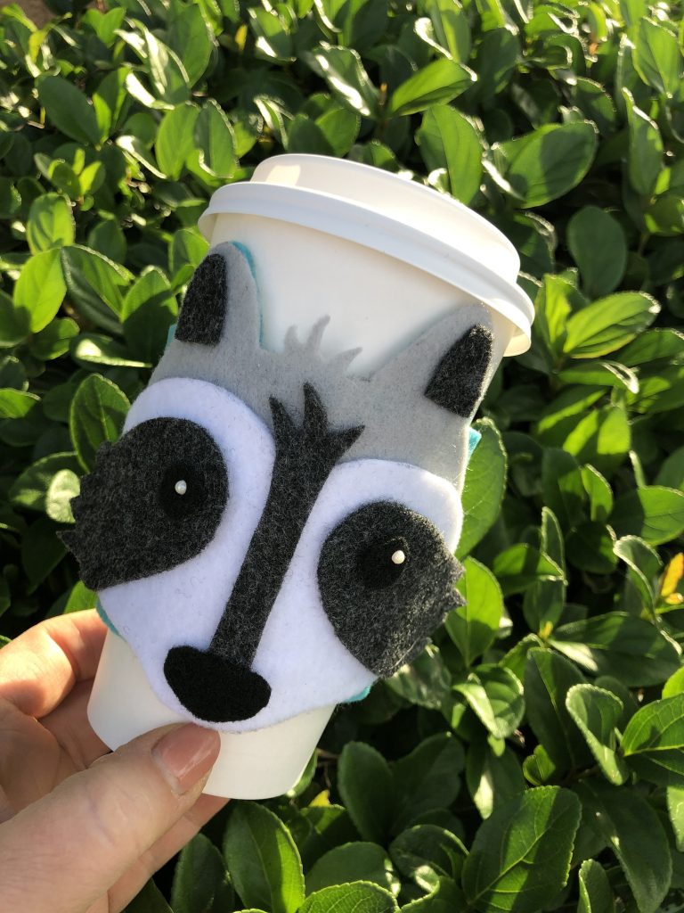 raccoon drink wrap