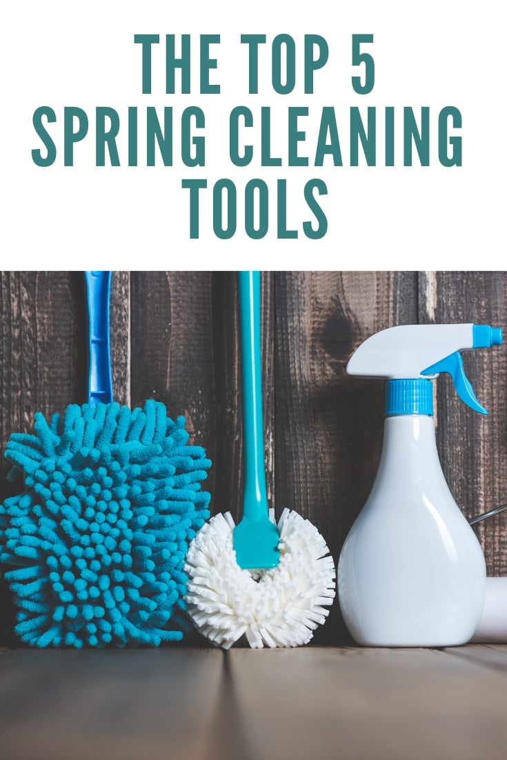The top 5 spring cleaning tools that will help you get the job done right! #springcleaning #cleaning #spring 