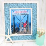 Broken glass mosaic frame with Mod Podge Ultra