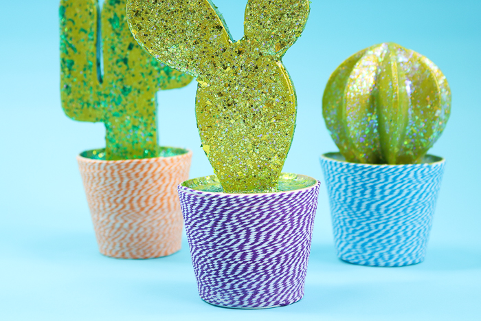 Make a DIY cactus with this tutorial using Mod Podge and paper mache.