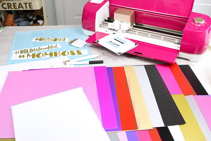 Contents of the Cricut Wildrose Explore Air 2 Bundle