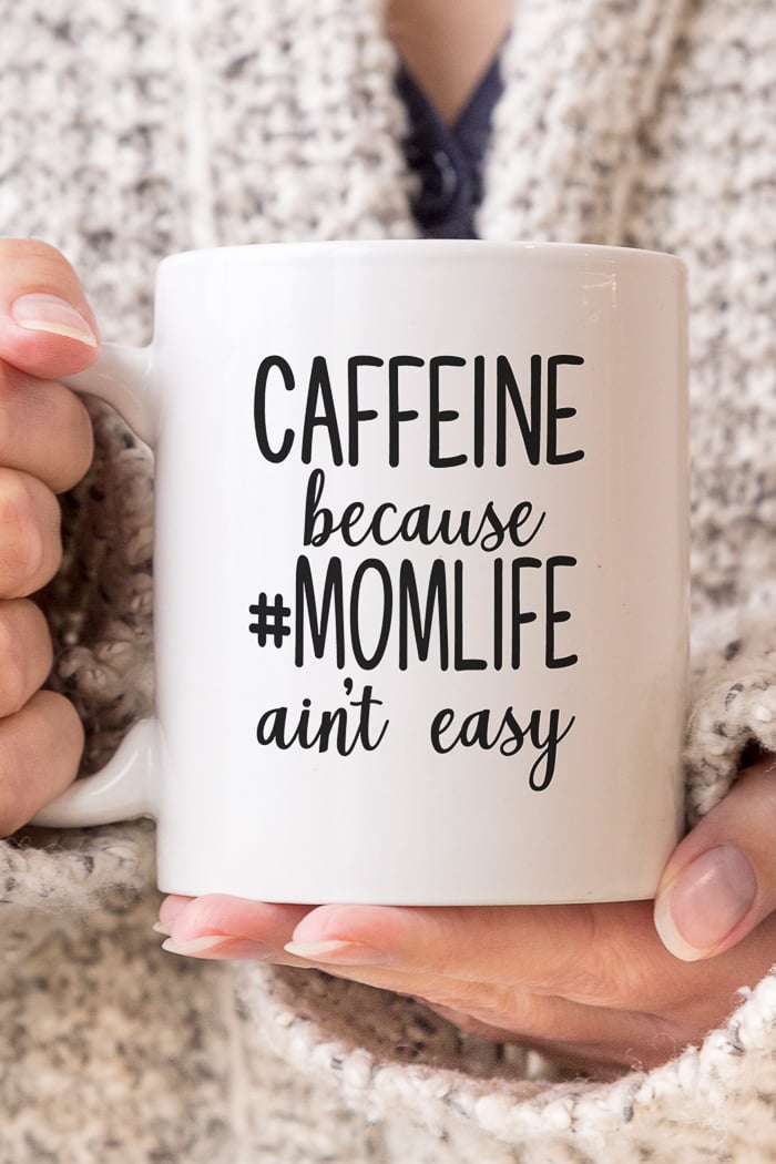 Momlife SVG files including this caffeine because momlife ain't easy SVG for free download.