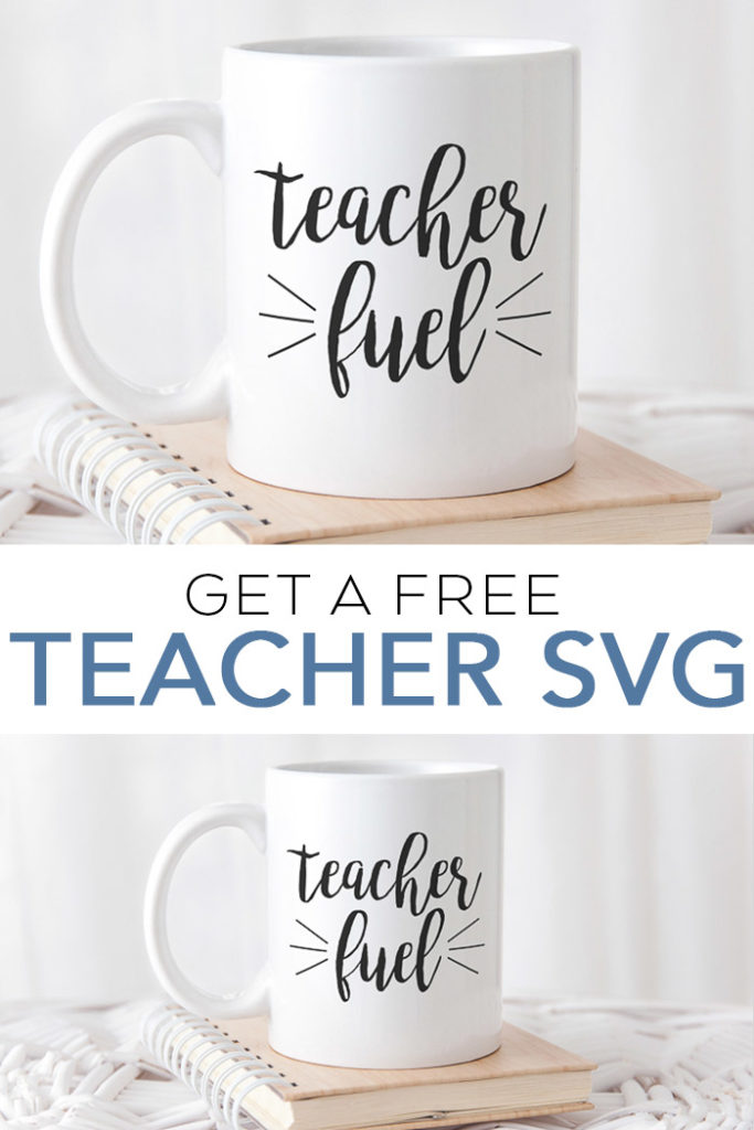 Download a free teacher SVG and use it with your Cricut or Silhouette machine to make Teacher Appreciation Week gift ideas that every teacher will love! Includes 16 SVG files! #svg #svgfile #teacher #teacherapprecation #cricut #cricutmade #silhouette