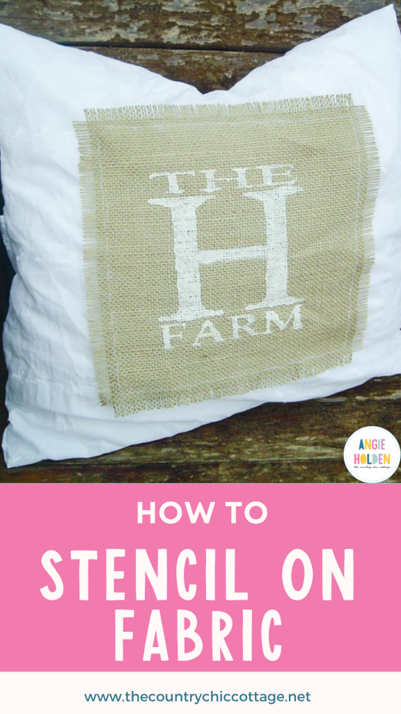 how to stencil on fabric