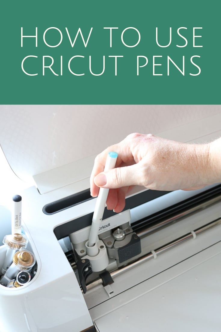 Learn how to use Cricut Pens in your machine. From the Cricut Explore Air 2 to the Maker, we have you covered! #cricut #cricutmade #cricutpens