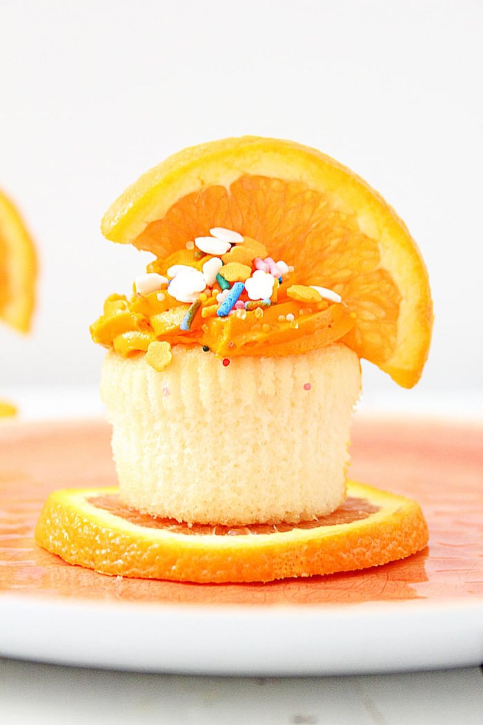 The best orange cupcake recipe