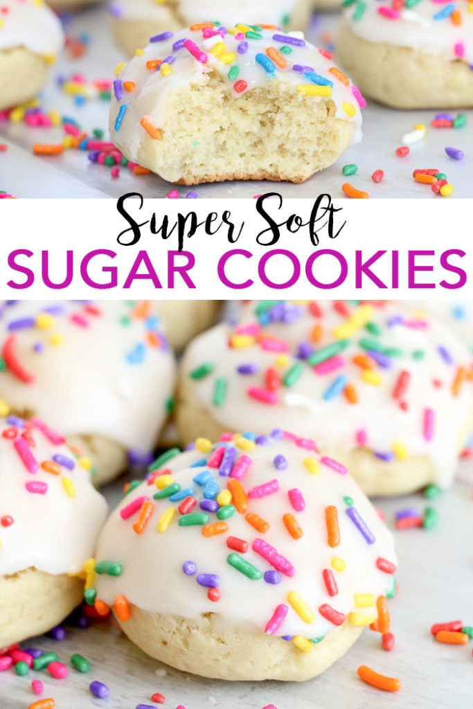 Make the best soft sugar cookie recipe! These delectable super soft sugar cookies will be a hit with the entire family! #recipe #cookies #sugarcookies #dessert