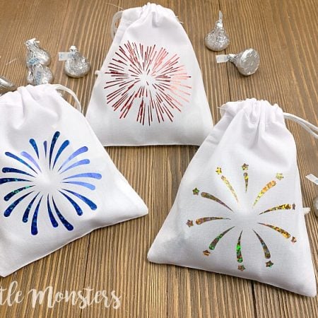 Fireworks Treat Bags by 5 Little Monsters