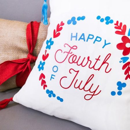 Fourth of July Pillow Cover by Tried and True Blog