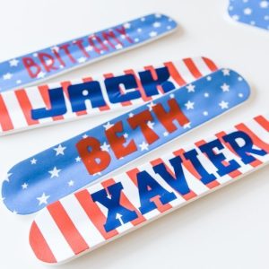 How To Make Slap Bracelets Personalized Bracelet DIY by The Kingston Home