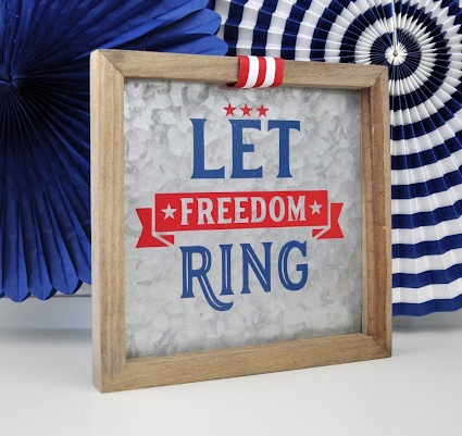 Patriotic Galvanized Sign Tutorial by Jen Gallacher