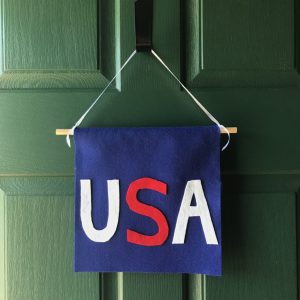 Simple USA Banner by A Sweet Berry Blog