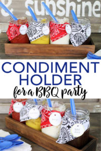 Bbq Party Ideas Buffet Condiment Holder The Country Chic Cottage