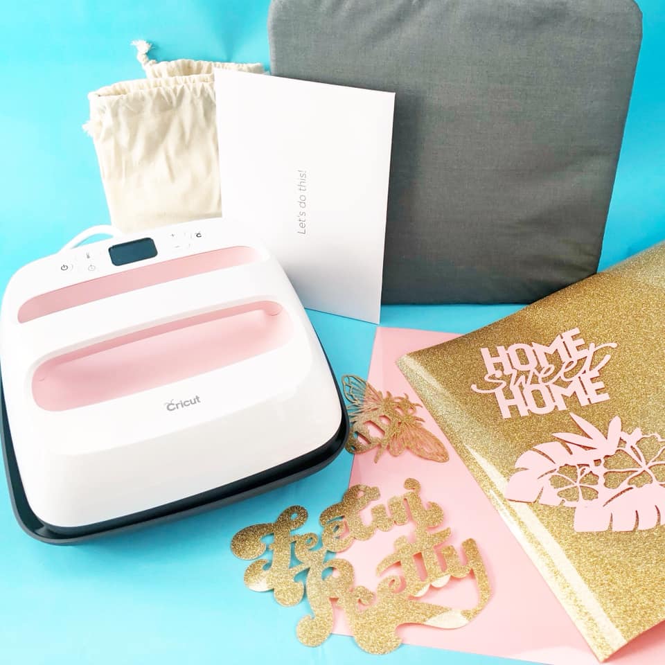 Win the Cricut EasyPress bundle in rose