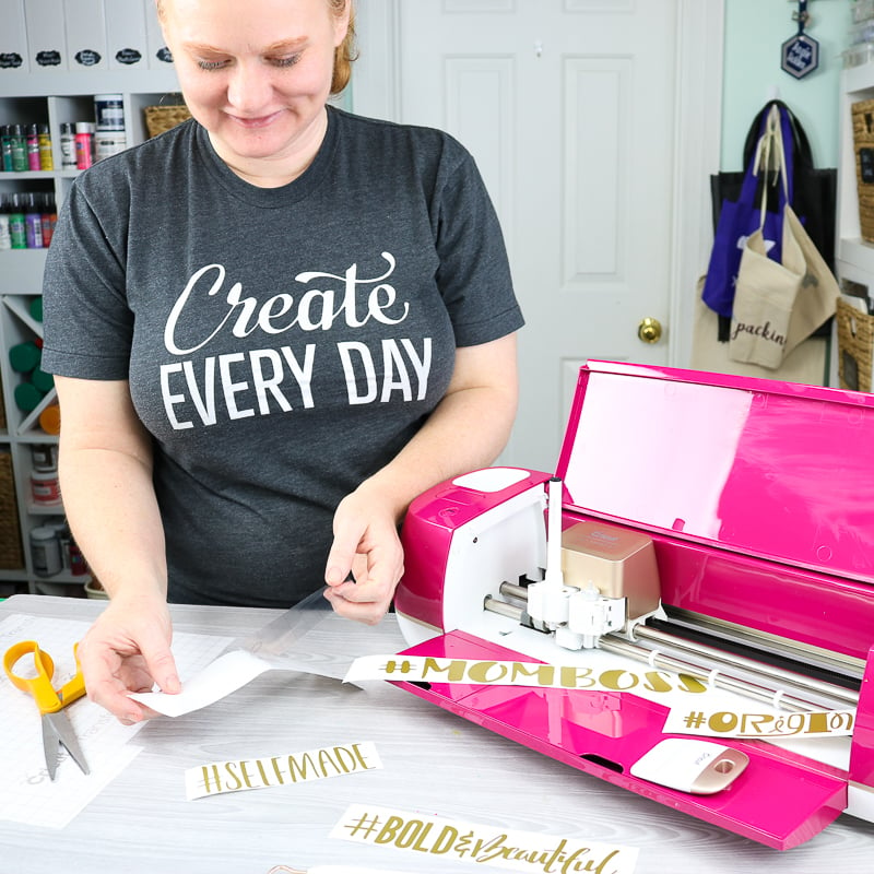 How To Use Cricut Vinyl - Angie Holden The Country Chic Cottage