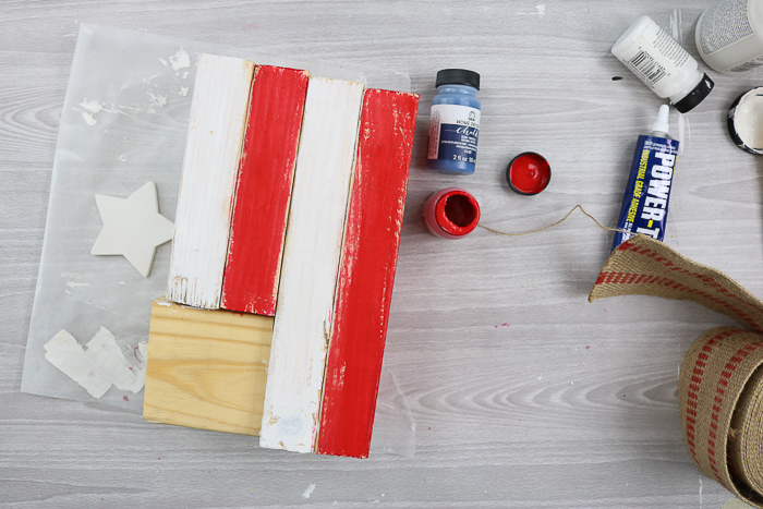 how to make a rustic american flag from scrap wood pieces