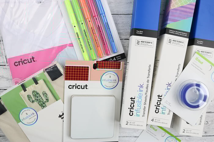 Cricut infusible ink markers, transfer sheets and surfaces