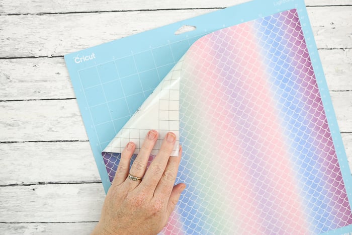 Adding infusible ink sheets from Cricut to a mat