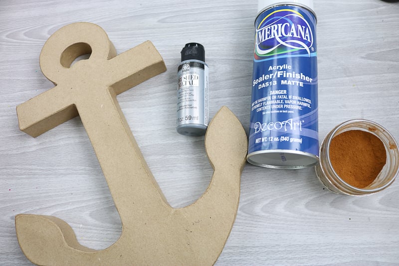 supplies to make faux rust paint