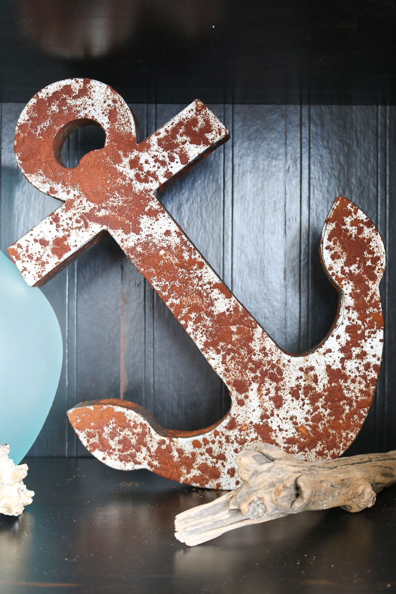 Rusty anchor from cinnamon