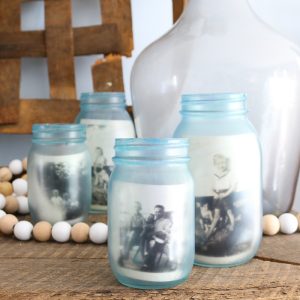 how to paint jars to look vintage